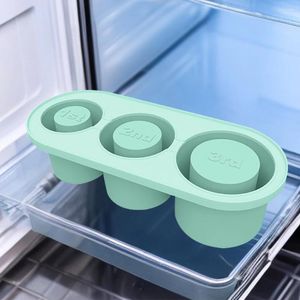 Moldes de cozimento Silicone Ice Maker Easy-Release Cylinder-Shaped Bandeja Grande Tamanho Treliça BPA Livre para Garrafas de Água Freezer