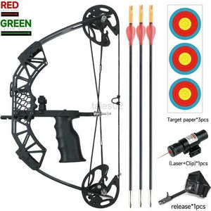 Bow Arrow 45-55 Pounds Compound Bow and Archery Sets Left and Right Hand Versatile Compound Bows Pulley Bow Outdoor Hunting and Shooting yq240327
