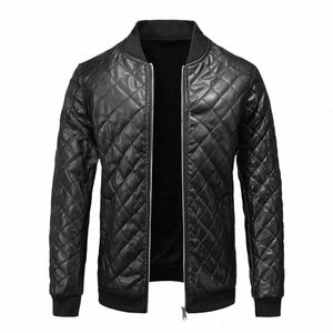 Maxulla Jaquetas masculinas de inverno PU Fi Man Streetwear Hip Hop Casacos de couro de motocicleta Casual Jaqueta de couro quente Roupas masculinas 89Oh #