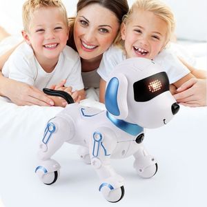 Ny ankomst AI Smart Dog Bionic Robot Pet med fjärrkontroll Present Toy for Kids Robots