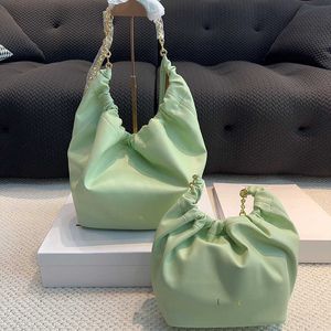 Corrente superior alça tote saco designer sacos para mulheres squeeze hobo saco de alta qualidade bolsas luxo senhora elegante bolsa ombro 240327