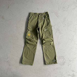 New Devils Island Slant Pocket Military Green Bottoms Workwear American Trendy Sports