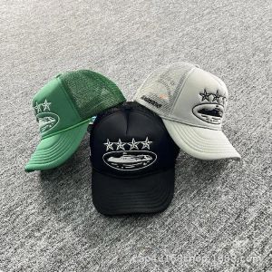 Lüks Tasarımcı Ball Caps Modaya Marka Yıldız Kruvazu İşlemeli Yaz Kamyon Şapkası Erkekler için Nefes Alabilir Örh Beyzbol Vintage Trucker Hats