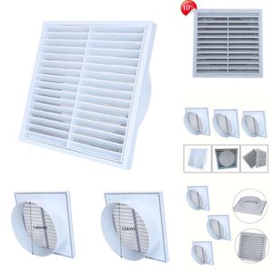 2024 Plastic Grille Air Outlet Fresh Air Exhaust Outlet Wall Ceiling Air Conditioner Outlet Pipeline Ventilation Grilles Cover