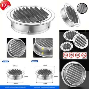 2024 Air Vent Grill Cover Stainless Steel Exhaust Wall Ceiling Air Vent Ducting Ventilation Exhaust Grille Cover Outlet Vents Cap