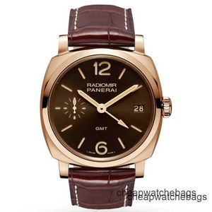 Titta på Swiss Made Panerai Sports Watches Paneraiss PAM00570 Manual Mechanical Men's Waterproof Stainless Steel High Quality Movement