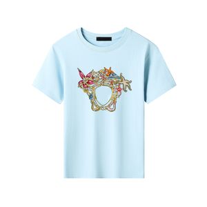 Designer casual crianças camiseta moda verão camisa camiseta algodão respirável de alta qualidade manga curta bebê meninas meninos roupas sdlx luckinacc