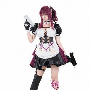 in Stock UWOWO Kafka Maid Cosplay Exclusive Hkai Star Rail Cosplay Fanart Kafka Maid Dr Stellar Hunters Maid Costume 97WO#