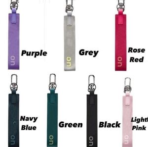 Lu Never Lost Keychain Fashion Yoga Women Fitness Running Keychains High Quality Wallet pendant buckle