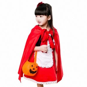 Festival Performansı S Partisi Dr Children cos Rade Girls s Little Red Riding Hood S Princr Dr Z5MU#