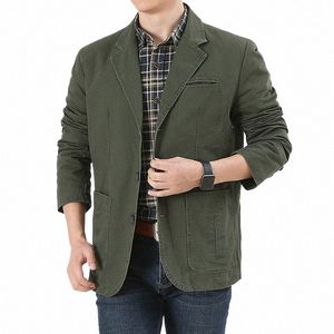 4xl blazer masculino jaqueta militar primavera outono casual fino busin terno casaco cott bombardeiro jaquetas de carga outwear casaco masculino q1nt #