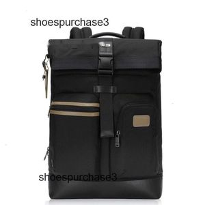 TUMIiS Backpack Designer Backpacks Bag 2024TUMII Ballistic Nylon Men Initials 2223388 Large Capacity Multi Series Casual Business Roll Top Com 1PO6