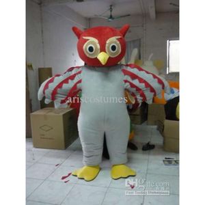 Costumi mascotte Schiuma Simpatico Gufo Divertente Cartone Animato Peluche Natale Costume da mascotte di Halloween