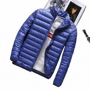 Mann Mantel 2021 Neue Herrenjacke Herbst und Winter M Cott Jacke Herren Sport gepolsterte Jacke Herren Korean Light Down O41E #