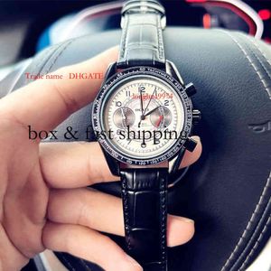 Chronograph SUPERCLONE Watch a Watches Wrist Luxury Fashion Designer o m e g Watch Men's Style Student Black Technology Personality Trend 63