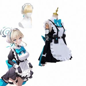 Asuma Toki Cosplay Maid Dr Blue Archive Cosplayゲームアニメガール女性ユニフォームLguette Skirt Bow Lolita Suit Sexy Cute Set V1nn＃