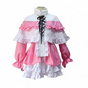 Kanna Kamui Costume Cosplay Kawaii Lolita Gonna Set Anime Cameriera Outfit Camicia Drag Maid Apr Dr di Miss Kobayi Uniforme 95PP #