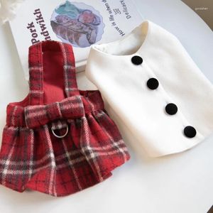 Dog Apparel Couple Clothes Dress Vest Winter Pet Clothing Yorkie Pomeranian Shih Tzu Maltese Bichon Poodle Costume Dresses