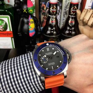 Zegarek designerski zegarki mechanicznego automatycznego ruchu szafirowe lustro 47 mm gumowe opaski zegarkowe sport qkqr