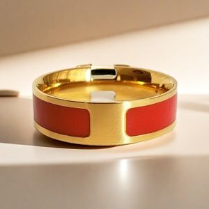 Titanium Steel liga de prata amor ringue masculino mulheres rosa ouro jóias designer de jóias de luxo promessa de casamento anel de presente de 5 mm 6mm diariamente roupa de roupa diária