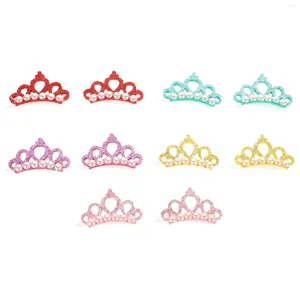 Hundkläder Pet Hair Clip Cat Headdresses Crown Hairn Pin Delicate Hairpins For Decorative Model Clips Accessories