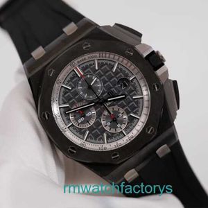 Topp AP Wristwatch Epic Royal Oak Offshore 26405Ce Mens Watch Black Ceramic Fluorescerande Digital Pointer Automatisk mekanisk världsberömd klocka Swiss Clock