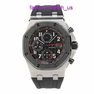 Ikonische AP-Armbanduhr, Royal Oak Offshore-Serie, Präzisionsstahl, automatische mechanische Herren-Luxusuhr, Luxusuhr 26470SO.OO.A002CA.01, schwarze Platte