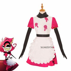 anime Hazbin Niffty Cosplay Costume Suit Cute Devil Maid Roleplay Clothes Uniform Hotel Cos Halen Carnival Party Women Dr P7ux#