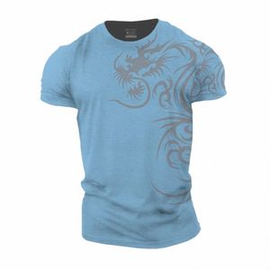 trascinare astratta T-shirt da uomo semplice maglietta per gli uomini di estate 3d stampa di base manica corta allentato traspirante Top Tee maschile vestiti I3xj #