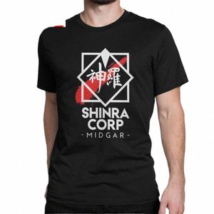 Erkek Tişörtler Final Fantasy Vintage Pure Cott Tees Kısa Kollu Bulut FF7 Video Oyunu Strife Shinra Chocobo T Shirts H6QJ#