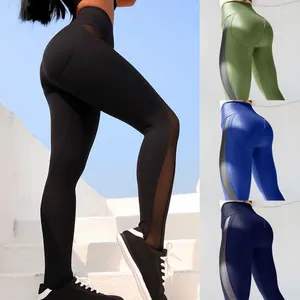 Yoga Outfits Women Fitness Leggings Pants Casual Slim Stretch High Waist Gym Sportwears Running Jogger Ladies Seamless Trousers