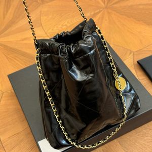 Borse a tracolla stile spazzatura di nuova moda per le donne Borsa sottobraccio di design con tracolla a catena 2 in 1 con borsa Borsa tote di lusso da donna con custodia Borsa di alta qualità