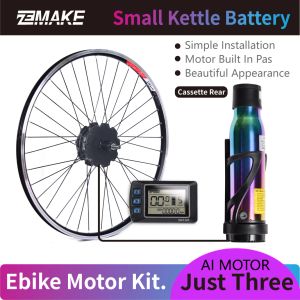 Schroevendraaiers Ebike Conversion High Speed Hub Bicycle Motor Kit Cassette Rear Water Bottle Battery 36 48v 250w 350w 500w 2629inch 700c Zemake