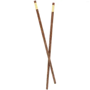 Chopsticks 1 Pair Chop Sticks Reusable Wooden For Kitchen Restaurant El