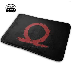 Tapetes God of War Símbolo Casa Macia Família Anti-Slip Tapete Tapete Kratos Ps4 Atreus Gow Gaming Playstation