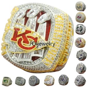 Designer Super Bowl Championship Ring Set Luxury 14K Gold KC Team Champions Rings for Men Women Diamond Jewelry