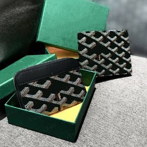 Luxuriöse Designer-Geldbörse aus Gy-Leder, Kartenhalter, Mini-Geldbörsen, echtes Leder, Kartenhalter, Geldbörse, Herren- und Damen-Geldbörse, Kartenhalter, Schlüsselanhänger, Kreditbeutel mit Box