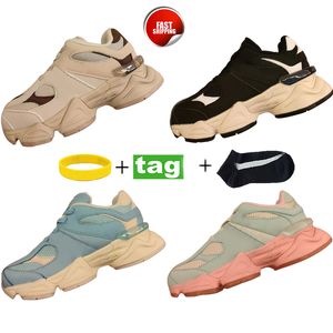 2024 Nya barnskor 9060 designer sneakers plattform läder sneaker 9060s mens atletiska kvinnor utomhus trippel svart vit kvinnlig tränare män tränare sko 26-37 euro