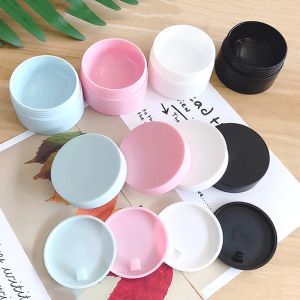 Polijster 50pcs 5G nachfüllbare Flasche leere Reise Gesichtscreme Augencreme Lippenbalsam Container Kosmetikgläser Probe Pot Nail Art Gel Box