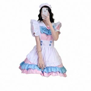 japanese Kawaii Anime Cosplay Maid Costumes Lolita Dr Halen Costumes for Women Cute Cat Girls Party Princ Outfits 2021 H4Ky#