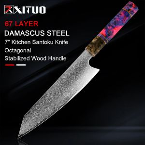 CUDHION XITUO DAMASCUS Kock Kniv 8 