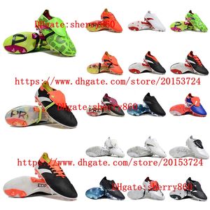 Mens Soccer shoes Elitees Tonguees FG Cleats Crampons de football Boots Classic Firm Ground scarpe da calcio Soft Leather Training