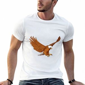 Eagle T-Shirt Boys Whites Summer Ubranie Zwykle czarne koszule Mężczyźni q8dd#