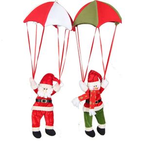 Home Old Tree Decorations Charm Snowman Man Parachute Pendant Ornaments Supplies Christmas Decoration Festival Gift