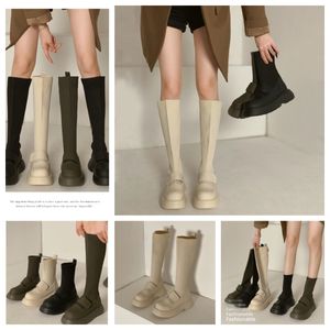 Designer-Schuhe, Sneaker, Sport, Wanderschuhe, Knöchel, Stiefeletten, hoher Schaft, rutschfest, leicht, weich, Damen, GAI 35–48, Schwarz, klassischer Komfort