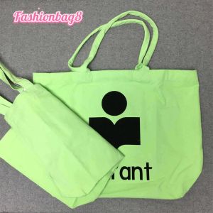 NEW Lotte Japan Korea Mrt Marant Canvas Bag Fashion Shopping Bag Tote Bag Tote Bag 100% Cotton156