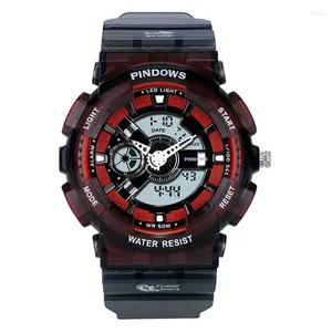 Wristwatches Fashion Male Digital Original Brand Classic Waterproof Boy Hand Clock Casual Large Dial Electronic Sport Watch Men