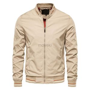 Herren Leder Kunstleder Mode Herbst Jacken für Männer Einfarbig Casual Baseball Herren Jacke Kleidung Neu in Oberbekleidung Chaquetas Bomberjacken Männer 240330