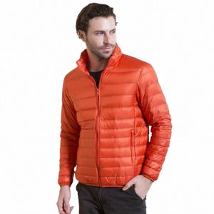 Mężczyźni jesienne zimowe kurtki busin marka odzieży męskie kurtki ultra światła płaszcze na zewnątrz ubrania na zewnątrz swobodny płaszcz męski t3uq#