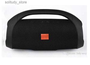 Przenośne głośniki Boombox Bluetooth głośnik Bluetooth stere 3D HiFi subwoofer HandsFree 6000MAH Outdoor Portable Subwoofery z pudełkiem detalicznym Q240328